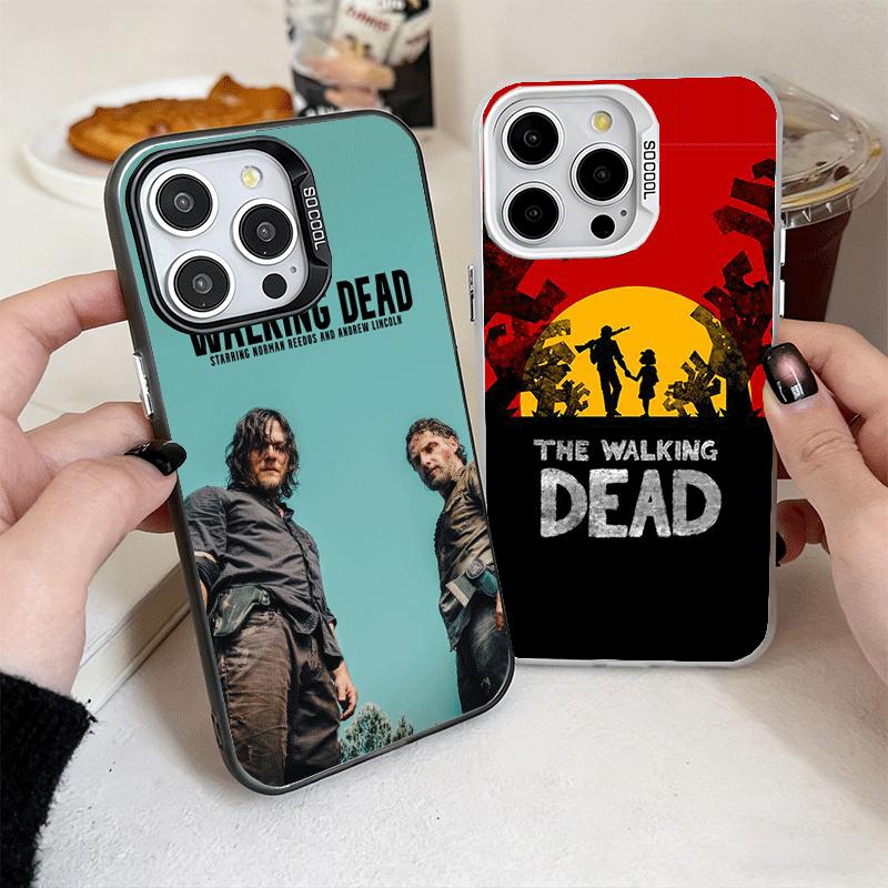 The Walking Deads Soft Phone Case for iPhone 15 16 17 Pro Max 17Air 16E 14 Plus 13 12 Mini Shockproof Cover Back Shell