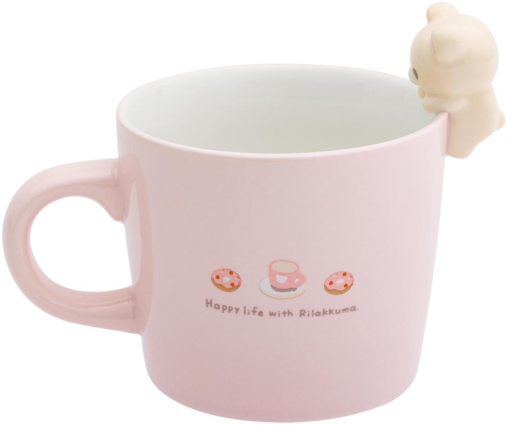 Rilakkuma Mascot H120 X W120 X D105mm San-X Mug, Korilakkuma, TK23802,