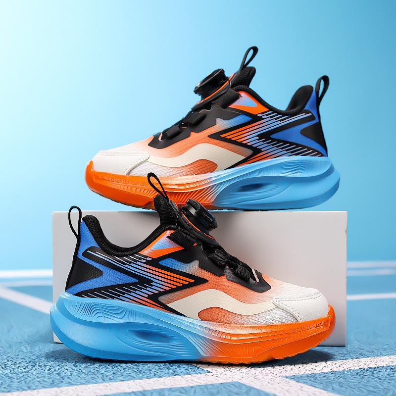 

2025 new running shoes fashion trend rotating button versatile autumn double net sports shoes classmates men s and women s shoes 39