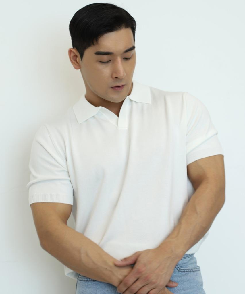 Bestfit Ice Open Collar Short Sleeve Knit (Type B)