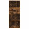 Highboard Smoked Oak 50 x 42.5 x 124 cm Wood Based Material