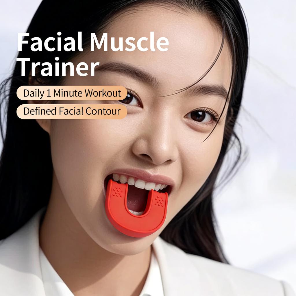 V-Shaped Jaw Trainer: Reduce Double Chin at Home, Enhance Facial Definition