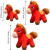2026 Horse Year Plush Horse Doll Letter Print Horse Stuffed Animal  Children Toys