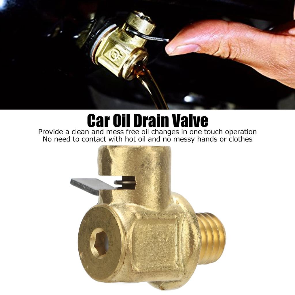 Drain Valve, M12‑1.75 LC ‑10 Lever Clamp, Fast Drain Valve for Automobile, Light Truck