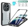 Front Back Double Protection Cover For Xiaomi Redmi Note 14 Pro Plus 11S 10S 9S 9A 9C 9T 13 Pro Plus 5G 4G Full Body Clear Case