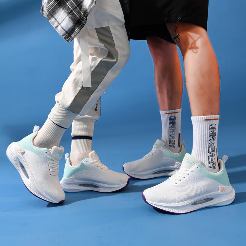 Sneakers Leggere Traspiranti Mesh Traspirante Gomma Cuscino d'Aria Scarpe da Corsa da Coppia Scarpe Outdoor 36-45