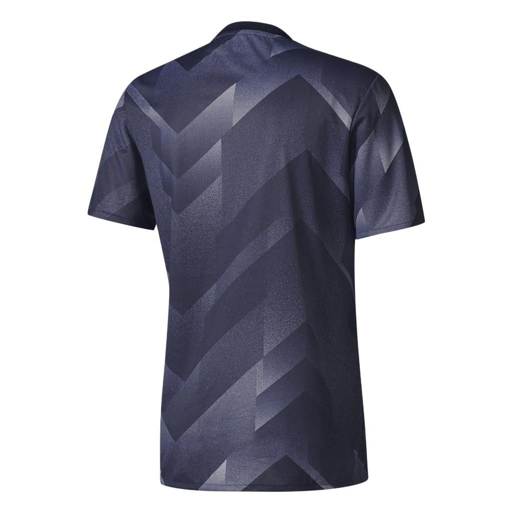 Adidas Training Striped Short Sleeve Soccer Jersey Men Tops BR3719