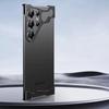Luxury Alien Irregular Metal Phone Case For Samsung Galaxy S25 S24 S23 Ultra Plus Aluminum Bumper With Lens Film Protection Cover