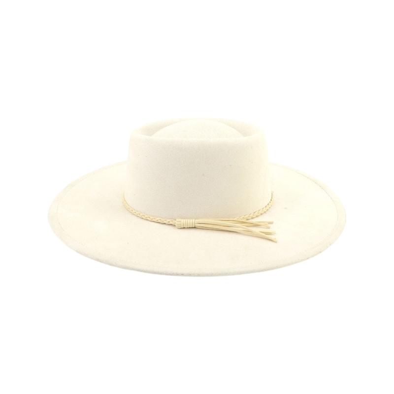 Klassieke Homburg Tophoed Panama Hoed Cadeau voor Vriend Tophoed Gevlochten Riem Kostuum voor Buitenbijeenkomsten
