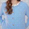 UNIFREE Vintage Polka Dot Knit Cardigan