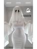 Kyoko Ghost Girl Cosplay Mask & Fishtail Dress Halloween Costume