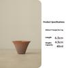 Handmade Coarse Pottery Covered Bowl Japanese Retro Old Rock Clay Tea Brewing Tool High-end Kung Fu Gaiwan Ceramic Tea Bowl