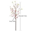 Chinese Style Artificial Plum Blossom Branch Elegant Plastic Simulation Silk Plums Blossom Handmade Realistic Fake Flower