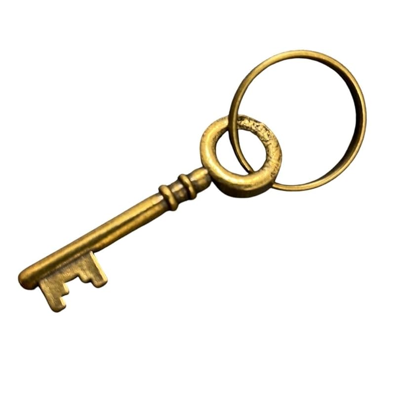 

[DAZUMA] key ring antique key good luck pendant top brass money luck charm Goods accessories pendant strap key