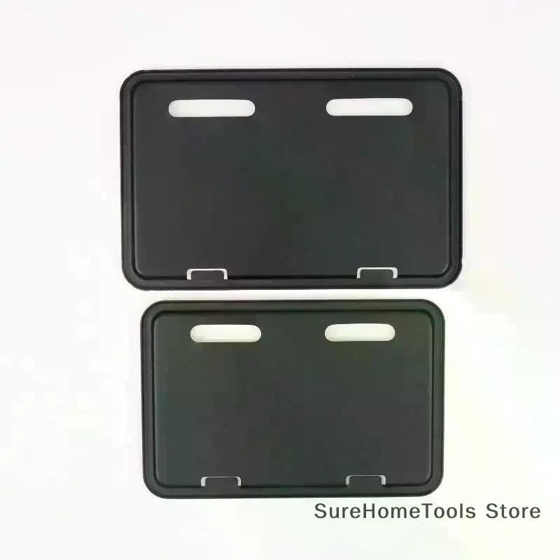 1Pcs Universal Electric Bicycle Stainless Steel License Plate Holder Frame Anti-theft Protective Cover Motorcycle License Plate