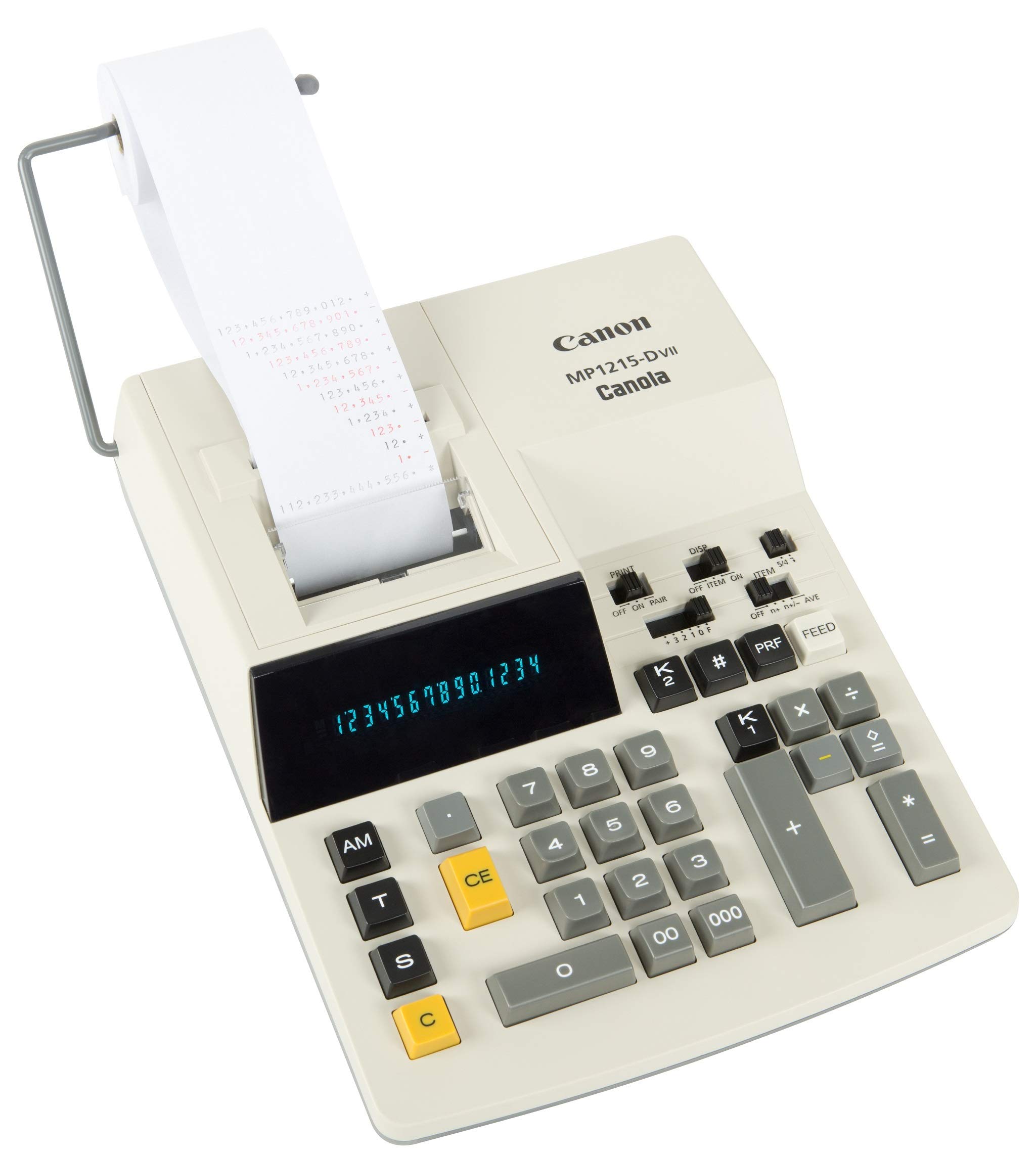 

Canon Printer a professional adding machine for financial institutions MP1215-DVII Calculator, білий