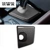 Para bmw x1 f48 u11 x2 f39 1 série f52 f40-2023 fibra de carbono estilo do carro console central alavanca de mudança de engrenagem capa poeira