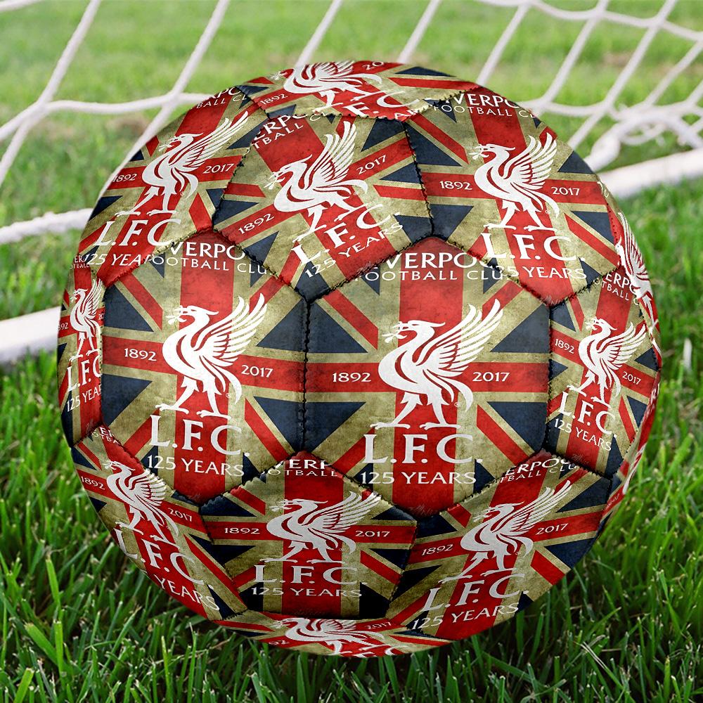 Fußballverein Aufdruck Größe 5 Fußball, Standard-Spielball für Sportspiele und Mannschaftstraining, Ideales Geschenk für Fußballfans