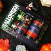 20 Rollen Halloween Festliches Schwarz-Gold-Druck Dekoratives Abdeckband Schwarz-Gold Washi Tape Set für DIY Handkonto