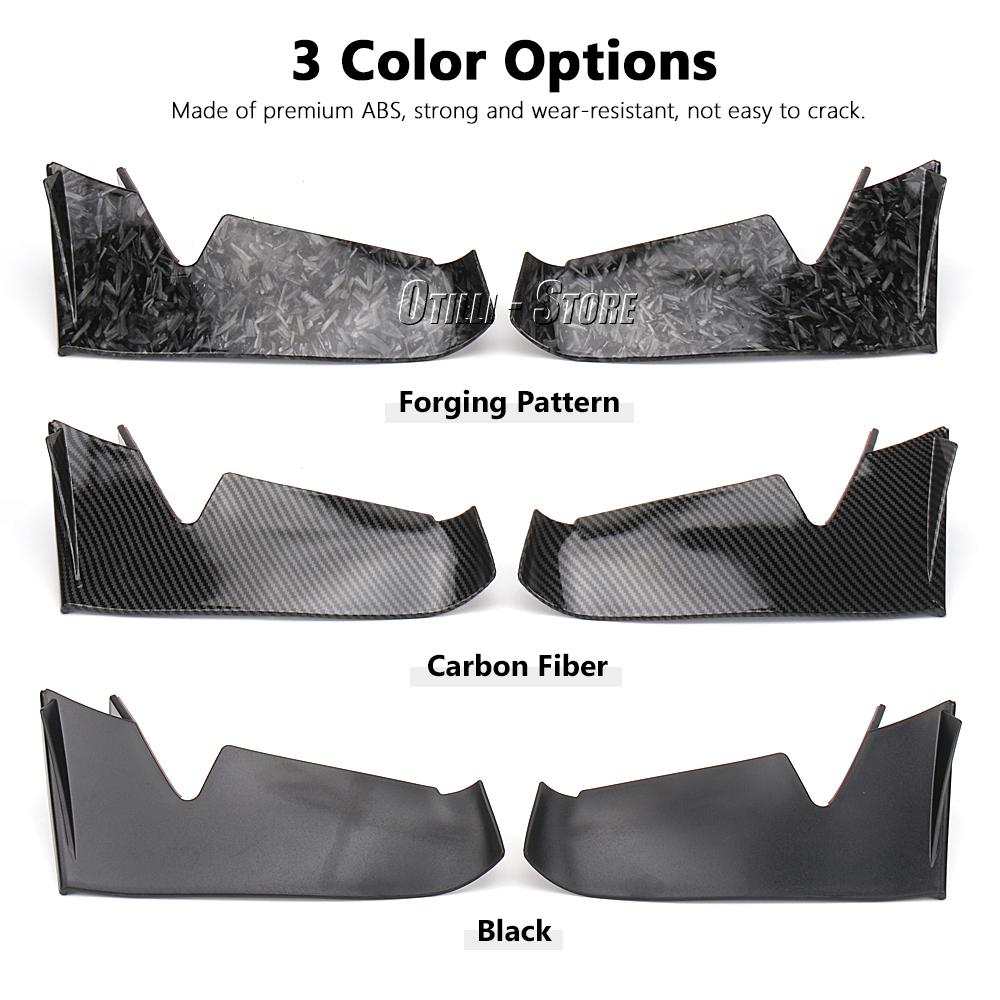 New For Aprilia RS660 RS 660 rs660 2020-2025 Motorcycle ABS Front Spoiler Wing Aerodynamic Winglet Kit Fairing Accessories