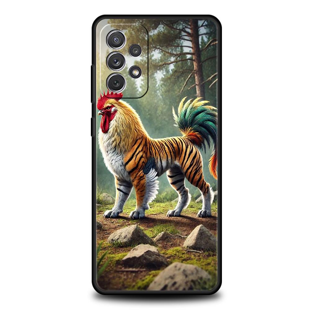 Phone Case for Samsung Galaxy A55 A53 A52 A52S A51 A41 A35 A32 A25 A23 A15 A13 A71 A72 Soft TPU Shell ITALIANO BRAINROT Animal samsung a32 4g