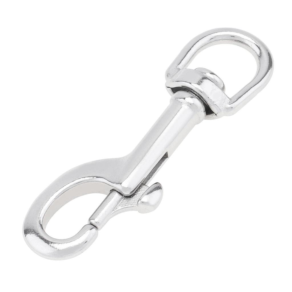 Clip per immersioni subacquee in acciaio inossidabile 316 per impieghi gravosi, di grado marino, per catena a scatto con grilletto/fibbia per animali domestici con chiusura a grilletto a estremità singola