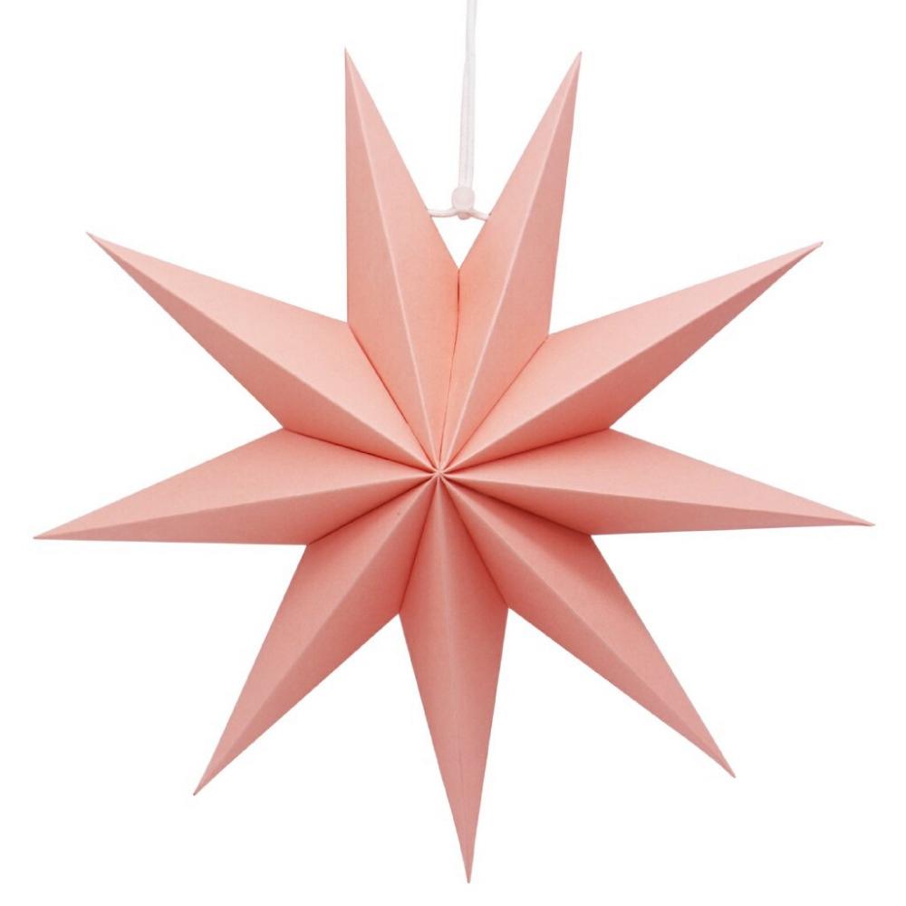 Props Xmas Tree Decoration Party Supplies Paper Star Lantern Christmas Decoration Hanging Ornaments