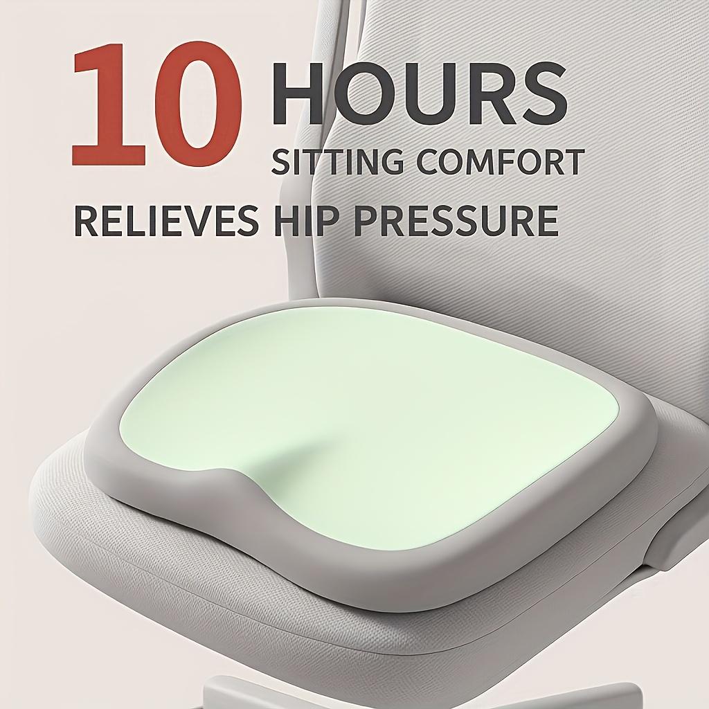 Ergonomic Memory Foam Seat Cushion for Long Sitting Adjustable Hip Waist Support Pad Portable Chair Cushion for Office and Home Soft Pressure Relief