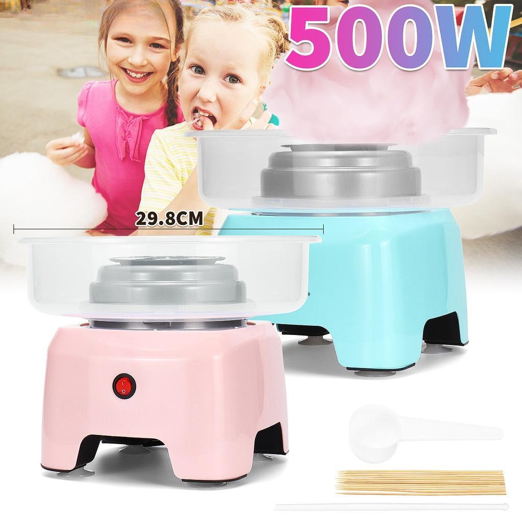 500W Portable Electric DIY Sweet Cotton Candy Maker Boy Girl Gift Children's Day Spun Sugar Machine Cotton Sugar Floss Machine