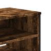 TV Cabinet Smoked Oak 122 x 34 x 41 cm Wood Based Panel