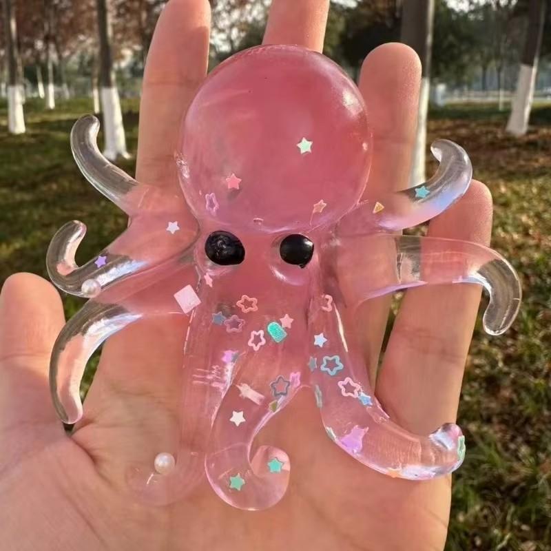 Squishy Ocean Octopus Squeeze Fidget Simulation Stress Relief Slow Rebound Can Be Stretched Sensory Decompression Gift