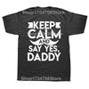 Dì Sì Papà BSDM Papà Sottomesso T-shirt Umorismo Donna Uomo Abbigliamento Cotone Manica Corta Girocollo T-shirt Oversize Streetwear
