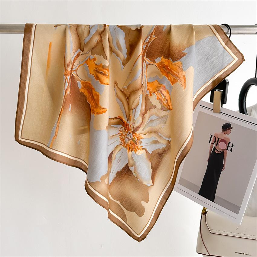 

Новый модный шарф 65*65 см, шарф-топ, головные повязки, женский винтажный шарф для волос на четыре сезона, хиджаб, фуляр, бандана, женский головной платок 65X65cm