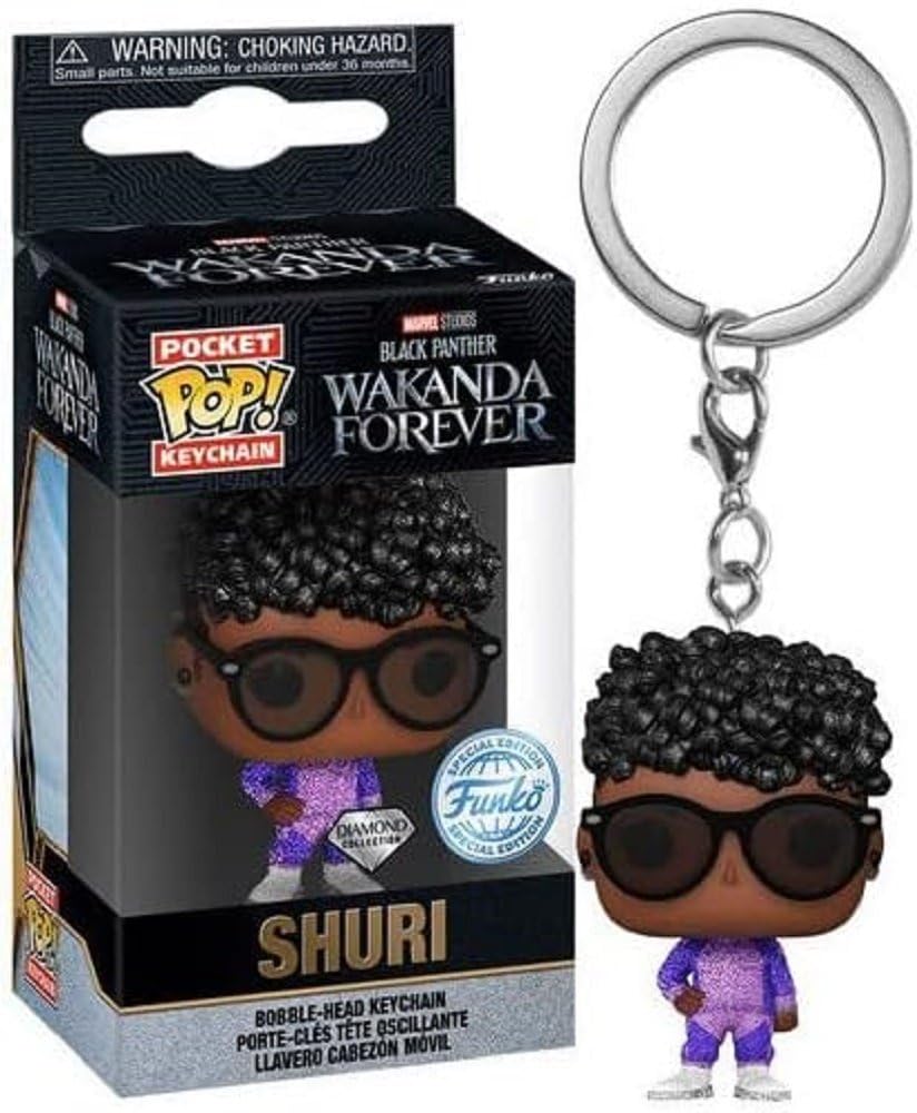 

Брелок Funko Брелок Marvel Marvel Черная пантера Шури Бриллиантовая коллекционная фигурка [Funko] Pop!