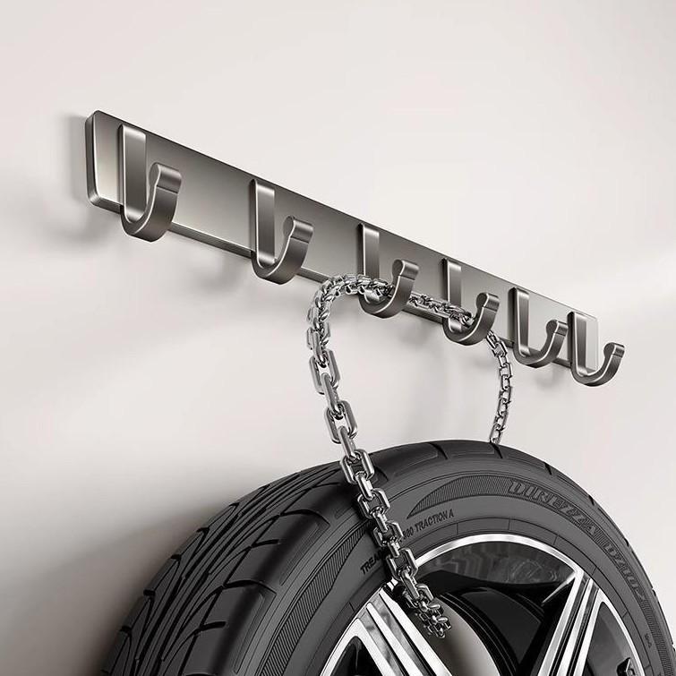 No-Drill Adhesive Wall-Mounted Bathroom Coat Hook with No-Trace Design