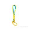Dual-Color Outdoor Woven Keychain Lanyard and Phone Charm Wrist Strap