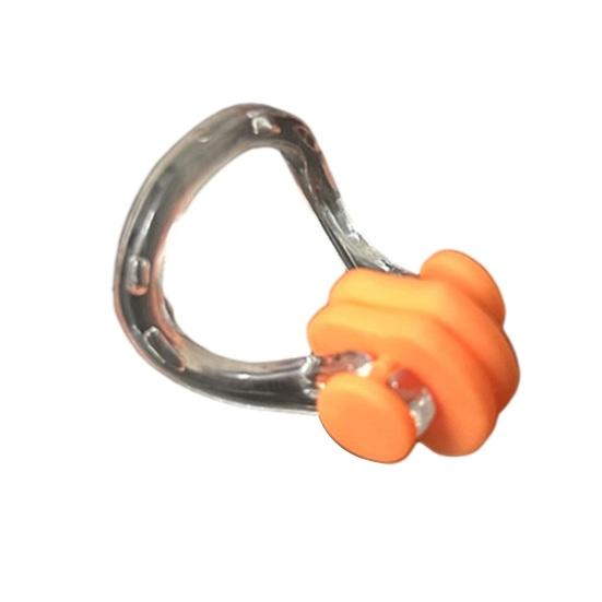 

Silicone Swimming Nose Clip Waterproof Anti-slip Diving Swimming Nasal Clip Beginners Kids Adults Nose Stoppers Water Sports Training оранжевый