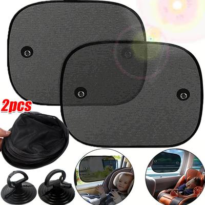 2pcs Car Sunshade Covers Universal Windscreen Folding Visor Reflector Windshield Auto Window Sun Shade Protector Accessories