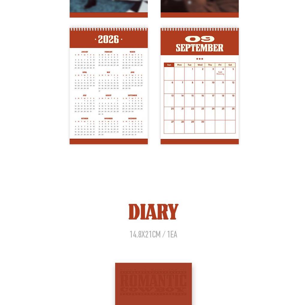 [Pre-Order] NICHKHUN (2PM) [ROMANTIC COWBOY] 2026 SEASON'S GREETINGS