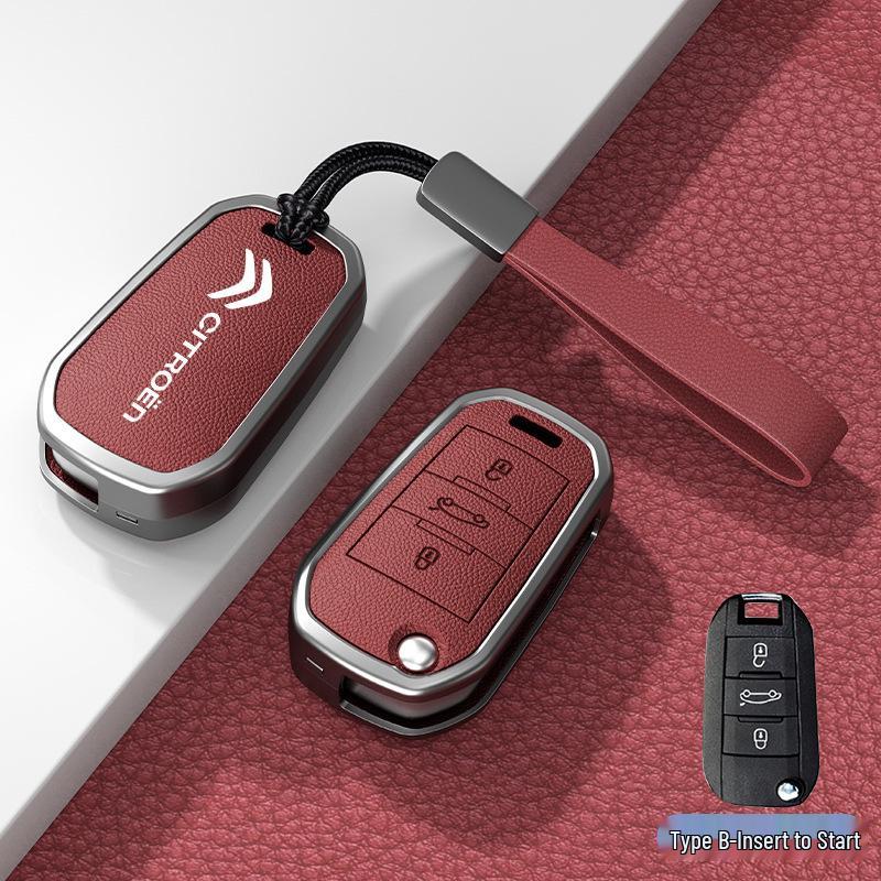 Car Key Cover & Buckle for Citroen C3XR, C4L, Tianyi, C5, C4 Sega, Elysee, C6 Models
