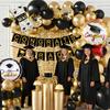 Graduation Party Decoration Balloon Graduation Season Decoration Doctor Hat Cartoon Aluminum Film Balloon Graduation Celebration Set