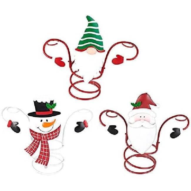 Christmas Wine Glass Holder Wine Racks Counter top Freestanding Metal, Uniquie Ornament for Home Decor & Kitchen Storage Rack, Bar, Wine Cellar,
