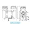 OL190 Small Air Compressor Head 8kg 230W Booster Air Pump Cosmetic Oil Free Piston Silent Oilless Electric Compressors