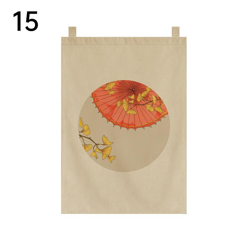 Japanese Short Door Curtain Pastoral Style Sushi Izakaya Kitchen Restaurant Half-curtain Teahouse Tea Room Partition Signboard