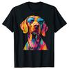 Funny Vizsla Lovers Pop Art Design Vizsla Dog Graphic Tshirts Unisex Womens Fashion Casual 100 Cotton Loose Oversized T Shirt