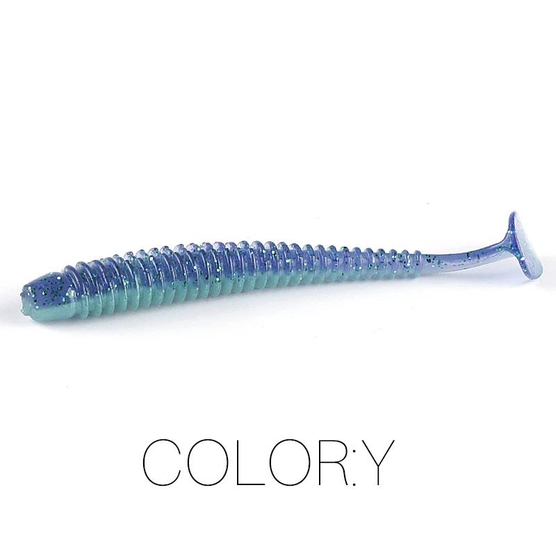 2025 HOT Impact Ring Shad Fishing Lure Soft 63mm 80mm 97mm Plastics Baits Swimbait Jigging LureBait perch Lures