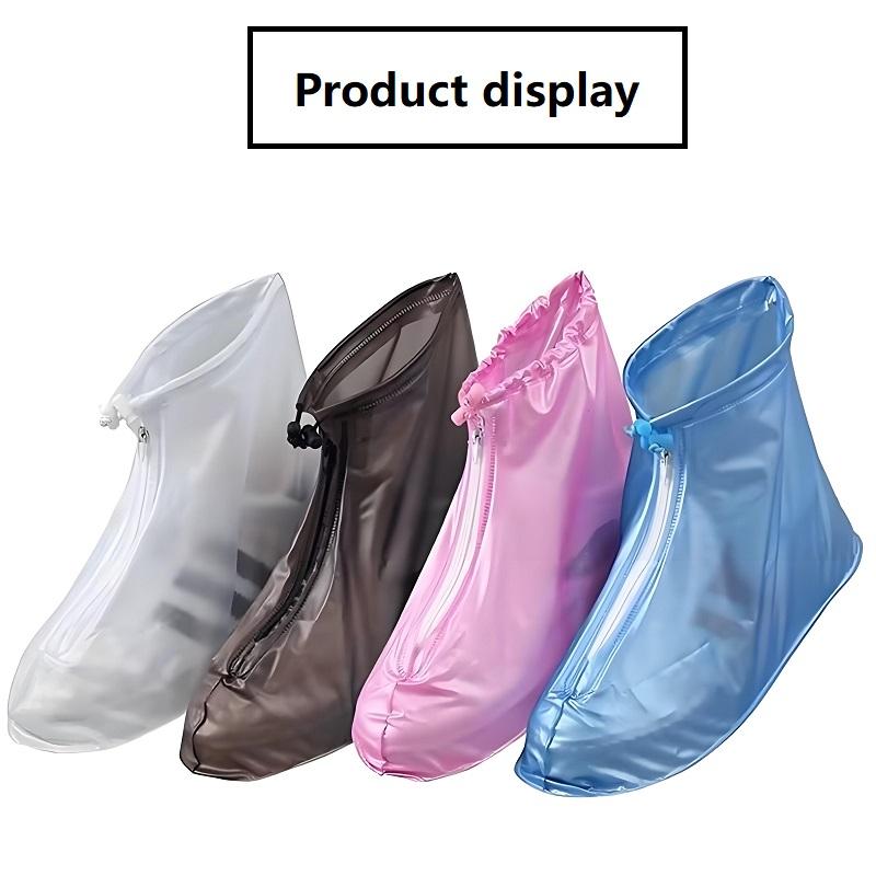 New PVX Waterproof Shoe Covers Shoe Protector Rain Accessories Reusable Shoes Protector Rain Protection XYJ08