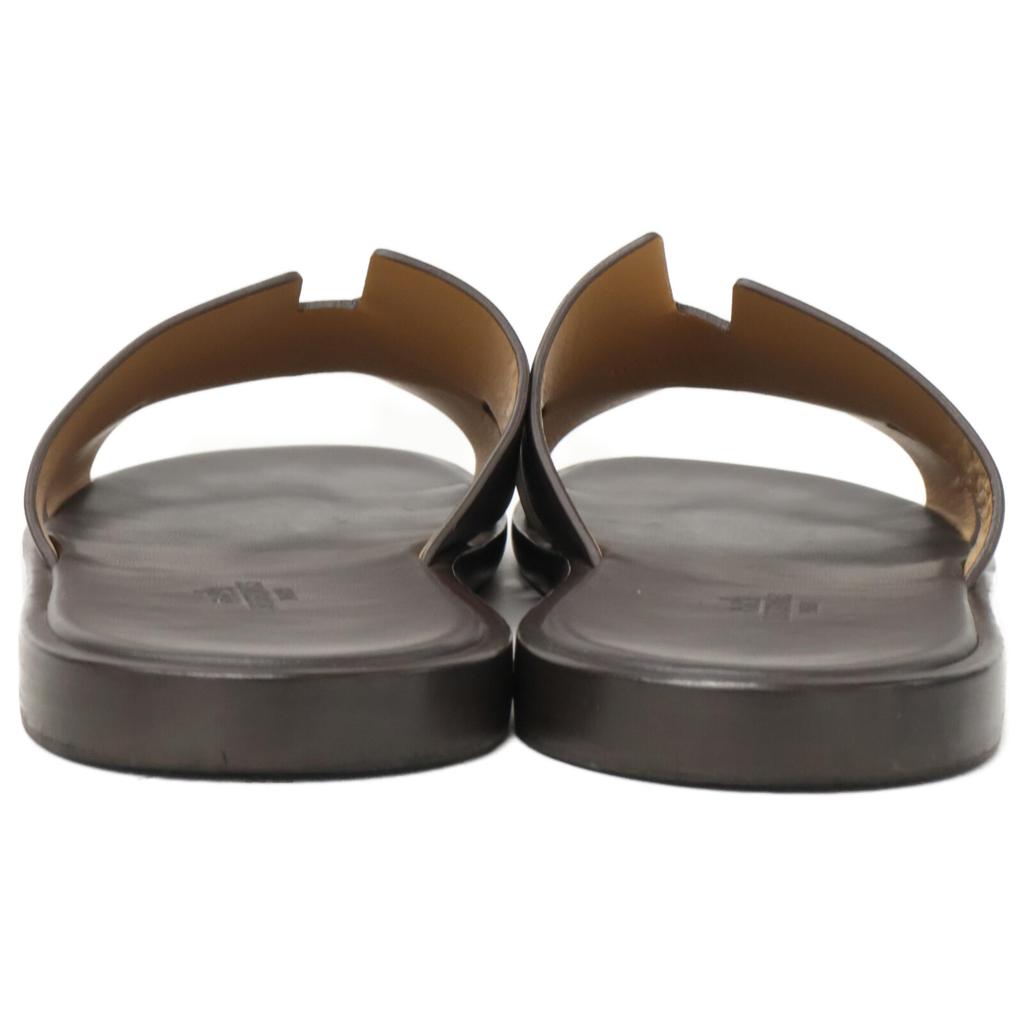 HERMES [Beautiful condition] Izmir sandals/ shoes 42 mochaUsed