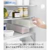Yamazaki Tower Refrigerator-Suitable Colander Bowl with Lid and Divider, White, Container: W37.5 x D11 x H8.5cm, Dishwasher-Safe, Storage Container, M