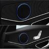 For Mercedes-Benz GLC 2016-21 Aluminum Blue Inner Door Horn Frame Cover Trim 4X
